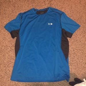 champion blue athletic shirt